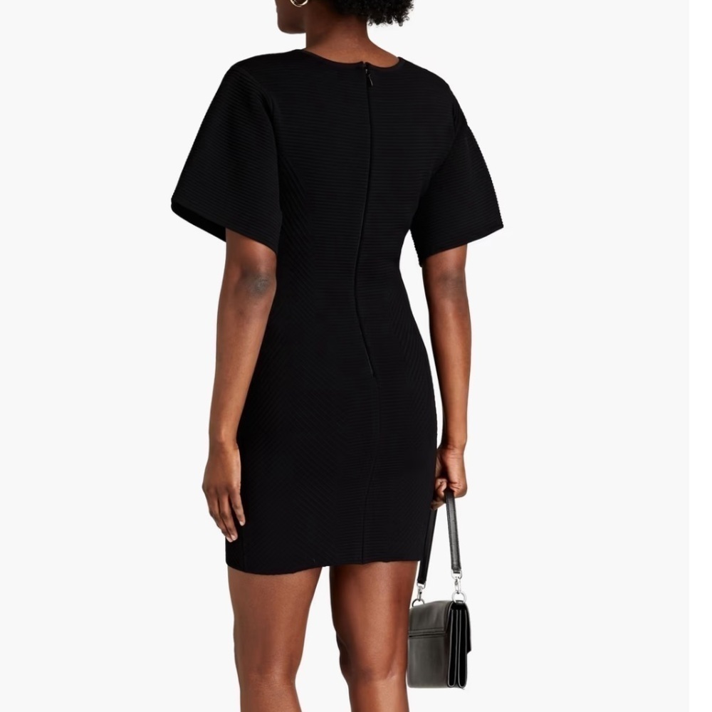 New HERVE LEGER Ribbed-knit Mini Dress Size XS - Picture 7 of 13